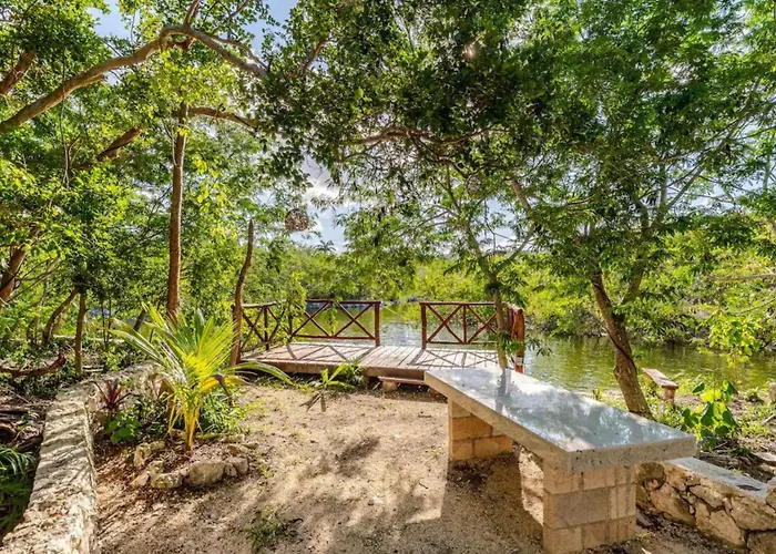 Departamento 3, Tulum Country Home, Con Muelle De Pesca, Club De Playa, Alberca, Cenote Y Campo De Golf, Contrata Day Pass Bahia Principe Apartment Akumal