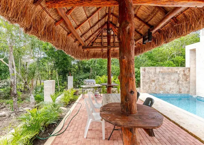 Departamento 3, Tulum Country Home, Con Muelle De Pesca, Club De Playa, Alberca, Cenote Y Campo De Golf, Contrata Day Pass Bahia Principe Apartment *