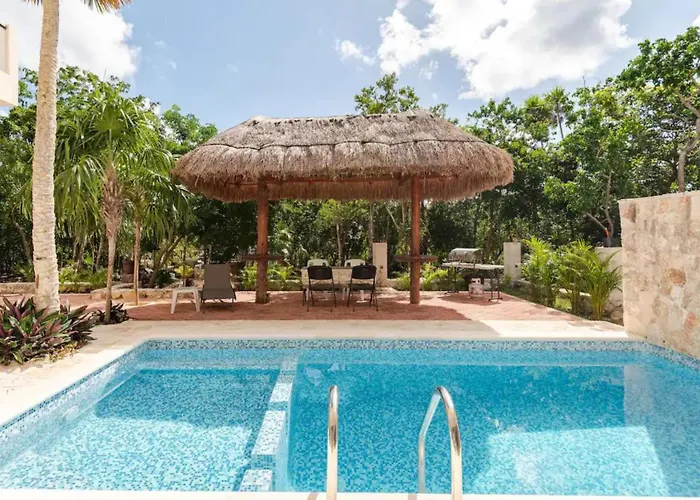 Departamento 3, Tulum Country Home, Con Muelle De Pesca, Club De Playa, Alberca, Cenote Y Campo De Golf, Contrata Day Pass Bahia Principe * Akumal